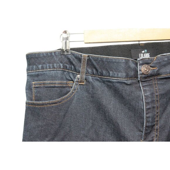 LuLaRoe Jeans Size 40 High Rise Stretch Dark Wash Denim Comfort Waist Slimming - Picture 5 of 12